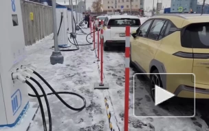 На юго-западе Петербурга появился хаб для зарядки электромобилей