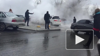 Тюменцы спасли автомобиль во время коммунальной аварии