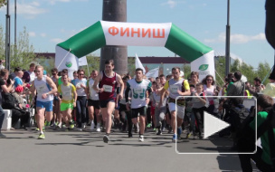 Более 6 тыс петербуржцев пробежали "Зеленый марафон" от Сбербанка
