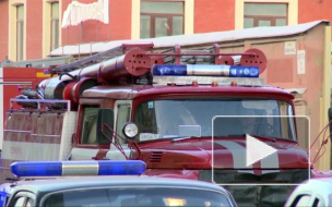 В Петербурге горел офис Октябрьской железной дороги