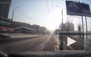 Почти ДТП в Чите.