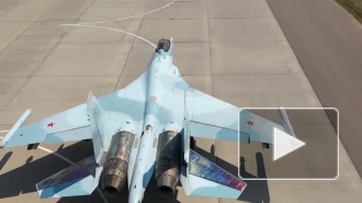 Минобороны показало видео ударов Су-35С по военной инфраструктуре ВСУ