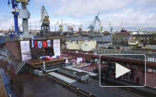 Огромный ледокол "Илья Муромец" заложили на "Адмиралтейских верфях" для ВМФ России