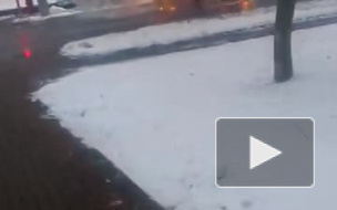 Очевидец снял тушение машины в Новополоцке
