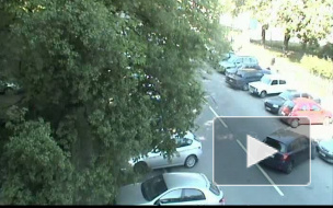 Осторожно: девушка паркуется! Авария на улице Рентгена