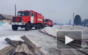 При пожаре в деревне в Красноярском крае погибли мать и двое детей