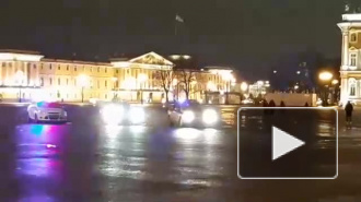 В Петербурге задержали нетрезвого водителя Audi, проехавшего по Дворцовой