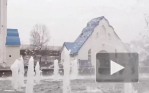 "Водоканал" показал новую водную картину фонтана в Шушарах