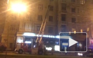 В Приморском районе спасатели тушили пожар в кафе "Georgia"