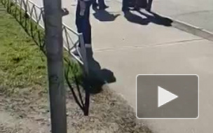 Девушку-велосипедистку сбил скутер на улице Карпинского 