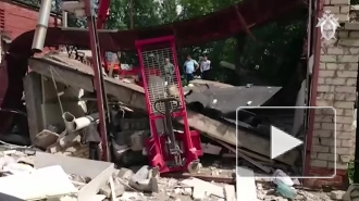 Опубликовано видео с места гибели людей при взрыве гаража в Подмосковье