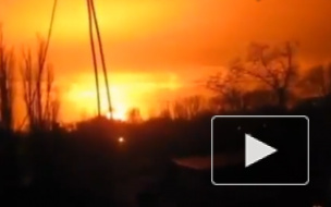 Взрыв в Донецке уничтожил химический завод. В близлежащих домах выбило окна 
