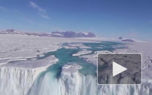 Завораживающее видео рек и водопадов из Антарктиды опубликовали в интернете