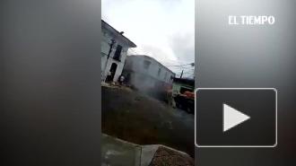 В Колумбии у здания мэрии в Коринто произошел взрыв