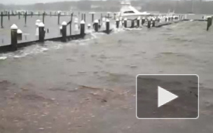 В Нью-Джерси ураган «Сэнди» прорвал дамбу, затопив три города