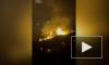 В промзоне на Волхонском шоссе ночью тушили крупный пожар