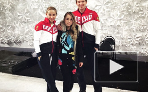 Татьяна Навка поставила свою двухлетнюю дочурку на коньки