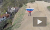 Тимати установил российский флаг на буквы Голливуд на холмах и его арестовали. В Сети появилось видео