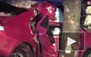 Жуткое видео из Уссурийска: парень разбился на угнанном авто