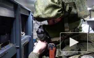 Минобороны России опубликовало кадры работы расчетов комплексов РЭБ на Украине