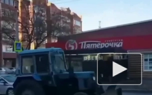 В Томске полицейские устроили погоню за водителем трактора