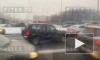 На Пулковском шоссе образовалась огромная пробка 