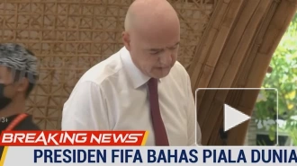 Президент ФИФА призвал к прекращению огня на Украине
