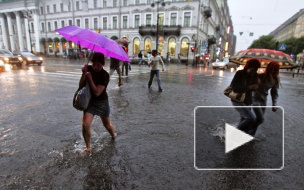 Над Петербургом разверзлись хляби небесные