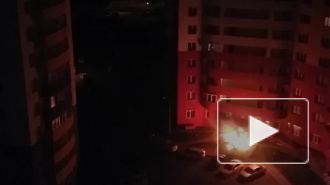 Пожар рядом с домом