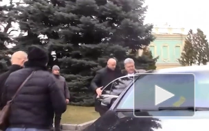Появилось видео отъезда Порошенко из Украины с криком "поехали, твою мать"