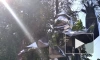 В кампусе Политеха открыли скульптуру "Космонавт" высотой 3,5 метра