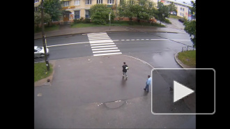 Зацепил пешехода в Красном Селе.