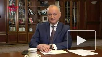Додон заявил, что новый президент Молдавии "сеет хаос" в стране
