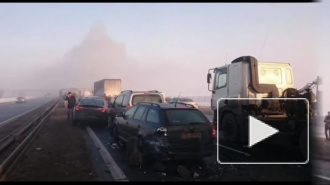 Страшное видео: в Польше столкнулись 76 автомобилей
