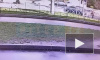 Видео: легковушка едва не задела пешехода на тротуаре на Дачном проезде