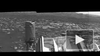 Марсоход Curiosity снял на видео "пылевого дьявола"