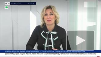 Захарова прокомментировала заявления об унижении Борреля в России