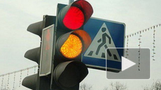 На Васильевском острове светофоры сломались из-за дождей