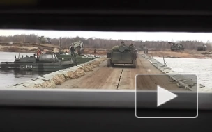 МО РФ: подразделения ВДВ совершили марш в Киевской области с преодолением водной преграды
