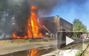 В Волгограде на заводе "Красный октябрь" произошел пожар