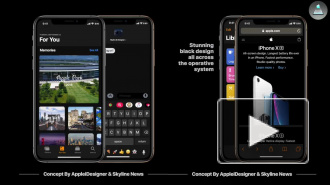 Компания Apple показала на видео новую версию iOS с темной темой