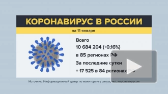 В России за сутки выявили 17 525 случаев заболевания COVID-19