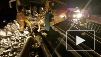 ХМАО: произошло смертельное ДТП вахтового автобуса с большегрузом