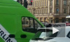 На Невском проспекте иномарка столкнулась с пожарной машиной