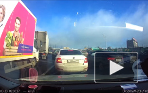 Автоледи в пробке.
