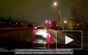 Появилось видео как сбили пешехода в городе Новый Уренгой