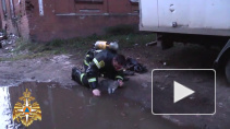 В Твери пожарный спас надышавшегося газом котика