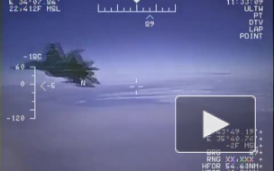 В Сети опубликовано видео перехвата самолета-разведчика США у границ РФ