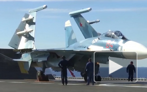 В Черное море упал истребитель Су-27 