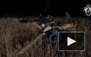 Опубликовано видео с места крушения вертолета в Солнечногорске